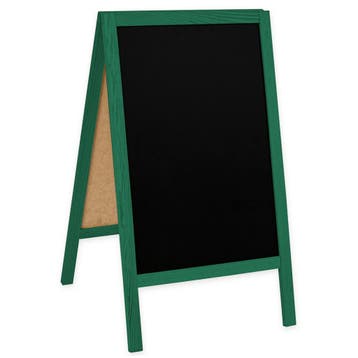 Krijtstoepbord | CLASSIC | Hout | Groen | 510x450x850(h)mm, Verzenden, Nieuw in verpakking
