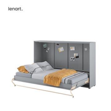 Lenart Concept Pro Horizontaal Opklapbed 120x200 - Grijs, Nieuw