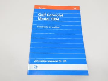 VW Zelfstudieprogramma #155 Golf Cabrio '94 Constructie, Verzenden
