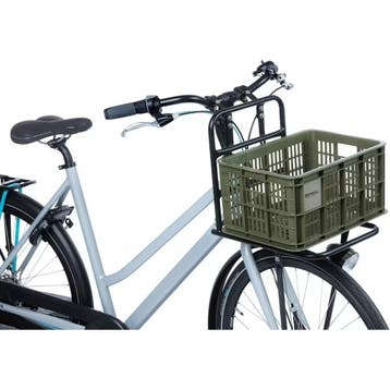 Basil Fietskrat S - Duurzaam Kunststof - 17.5L - Mosgroen..., Ophalen of Verzenden, Nieuw
