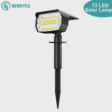 Solar Tuinspots LED (72/68) - IP65 Waterdicht, 3 Modi, Buite, Verzenden, Nieuw