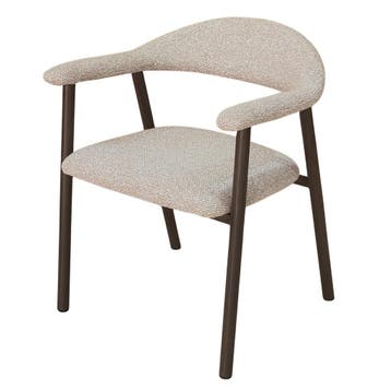 DS4U - Quinn basic eetkamerstoel - Set van 2 - Walnoot -, Ophalen of Verzenden, Nieuw