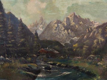 Escuela Impresionista Europea (XIX) - Paisaje de Verano