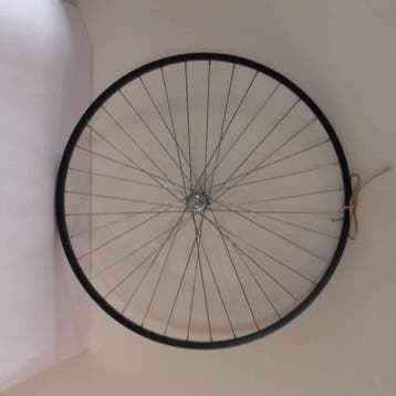 Voorwiel zwart 28x1 5/8, Fietsen en Brommers, Verzenden, Nieuw, Budgetfietsonderdelen.nl