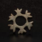 Viking periode Brons Sun Wheel Pendant / Amulet - 39 mm