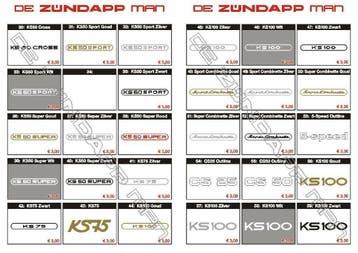 Nu Alle soorten Zundapp Stickers bij De Zundappman, Verzenden, Nieuw, Overige typen