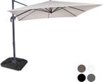 2dekans | VONRO Zweefparasol - Beige - 300x300 cm, Ophalen of Verzenden, Zo goed als nieuw