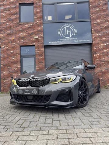 Glans zwarte M style spiegelkappen BMW 2 3 Serie G20 G21 G42, Verzenden