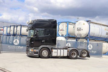 Veiling: Chassis Cabine Scania R620LA Diesel 621pk 2010, Automaat, Scania, Zwart, Diesel