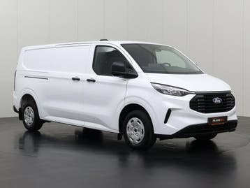 Ford Transit Custom 2.0TDCi 136PK Lang Business Digital, Gebruikt, Euro 6, Wit, Leder