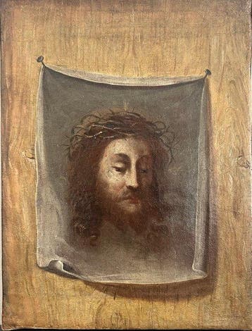 Italiaanse school (XVIII) - Velo della Veronica - Volto di
