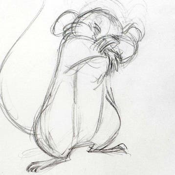 The Rescuers Down Under : Originele animatietekening - (Walt, Nieuw