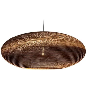 Think Paper Kartonnen Hanglamp Jazzy (ø 64 Cm), Ophalen of Verzenden, Gebruikt, Overige materialen