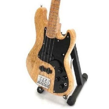 Miniatuur replica Fender Jazz basgitaar - Marcus Miller, Ophalen of Verzenden, Nieuw, Pop, Beeldje of Miniatuur