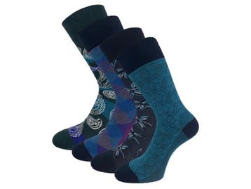 4 paar SQOTTON® Naadloze sokken - Munros, Verzenden, Nieuw