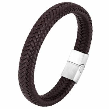 Fako Bijoux - Armband Leer - Gevlochten - Vlecht - Layer, Sieraden, Tassen en Uiterlijk, Verzenden, Nieuw