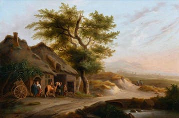 P.J. Huysmans (active Brussels 1786 - 1800) - Herberg bij