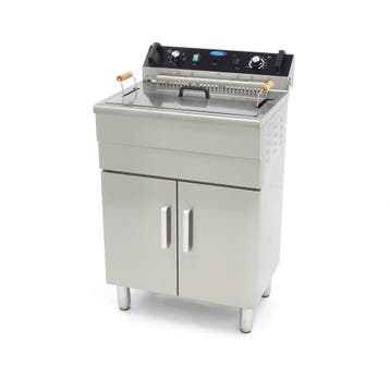 Frituurpan | 50–200°C | RVS | Ingebouwde tapkraan | 4.8kW, Verzenden, Nieuw in verpakking