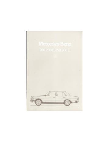 1983 MERCEDES BENZ E KLASSE BROCHURE DUITS, Nieuw, Author