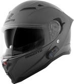 Bogotto H153 BT Mat Grijs Bluetooth Helm, Integraalhelm, Nieuw met kaartje, Overige merken, Heren