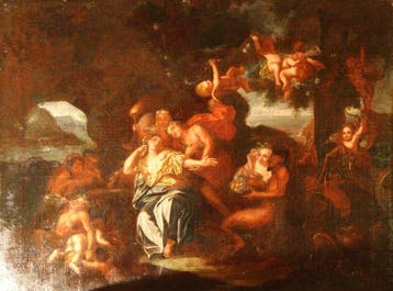 Charles Antoine Coypel (1694-1752), Navolger van - Bacco e, Antiek en Kunst, Kunst | Schilderijen | Klassiek