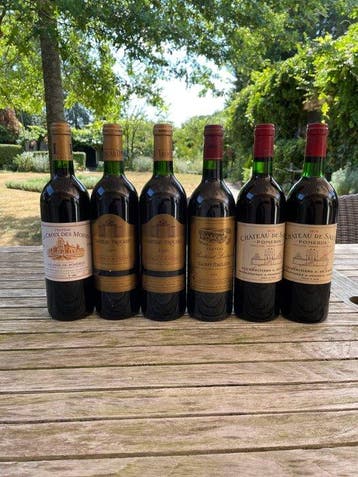 1975 x 2 Château de Sales 1995 x 2 Château Trocard, 1998, Nieuw