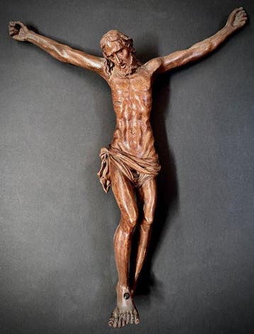 Scultore emiliano, area bolognese - sculptuur, Grande Cristo