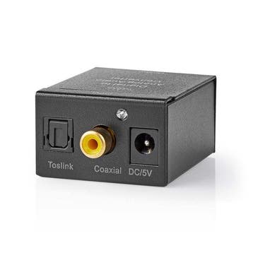 Digitale audio omvormer | Nedis | Optisch Toslink of, Verzenden, Nieuw
