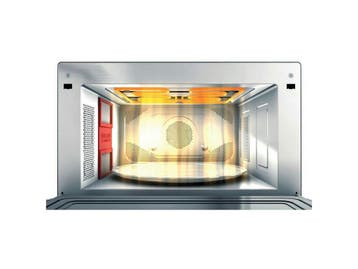 Whirlpool MWSC 9133 SX - Combimagnetron - 33L 1000W CrispFry, Verzenden, Zo goed als nieuw