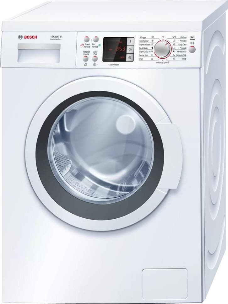 Bosch Waq28461nl Varioperfect Wasmachine 7kg 1400t, Witgoed en Apparatuur, Wasmachines, Zo goed als nieuw, Voorlader, 85 tot 90 cm