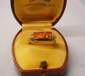 Zonder minimumprijs - Ring - 8 karaat Geel goud - 1.00ct., Nieuw