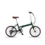 Pacto Vouwfiets 20 inch TWELVE Retro Style 6 Speed Groen, Fietsen en Brommers, Nieuw
