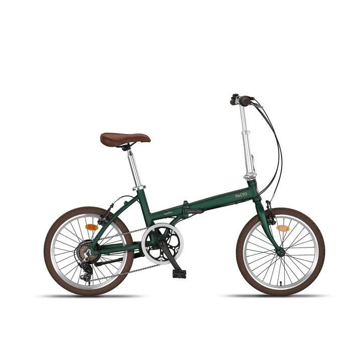 Pacto Vouwfiets 20 inch TWELVE Retro Style 6 Speed Groen, Fietsen en Brommers, Fietsen | Vouwfietsen, Nieuw