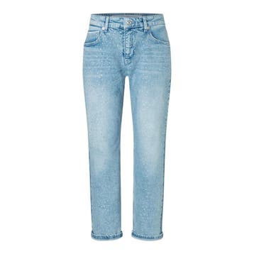 MAC • blauwe Straight flash jeans • 36, MAC, Verzenden, Nieuw, Blauw