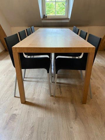 Vitra - Maarten Van Severen - Eettafel - T88W tafel, 8 x .03