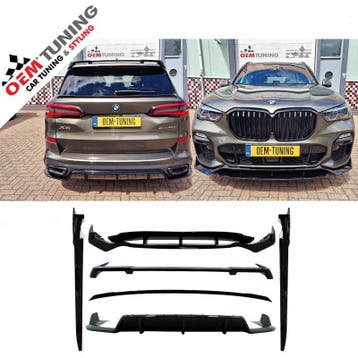Aero pakket voor X5 G05 | 18-23 | M-Tech | Hoogglans Zwart |, Nieuw, Ophalen of Verzenden, Bumper, BMW