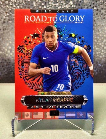 Wild Card Kylian Mbappé Rare 1/1, Enige exemplaar/uniek, Nieuw