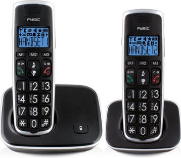 Huistelefoon senioren - Senioren telefoon - Vaste lijn - Zwa, Verzenden, Zo goed als nieuw