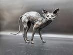 Beeld, Bronze Sphynx Cat Hand-Crafted - 21 cm - Brons - 2026