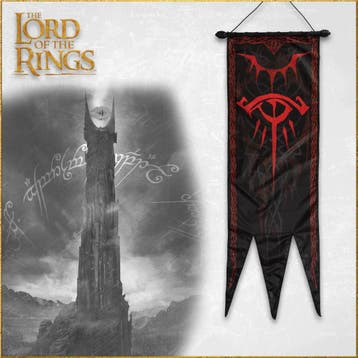 Lord of the Rings Replica 1/1 Sauron War Banner 140 cm, Verzamelen, Ophalen of Verzenden, Nieuw