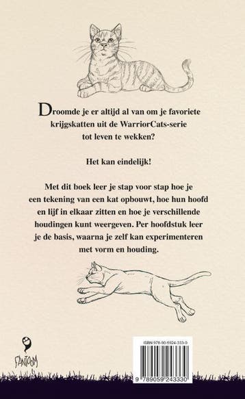 Warrior Cats schetsboek / Warrior Cats 9789059243330, Boeken, Verzenden, Zo goed als nieuw, Frieda van Raevels