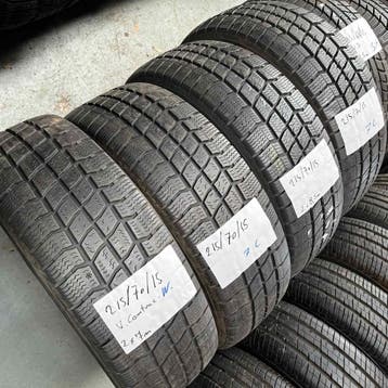 4 x Vredestein Comtrac 215-70-15 C Winterbanden 8,5mm, Auto-onderdelen, Banden en Velgen, 15 inch, Band(en), Bestelwagen, Gebruikt