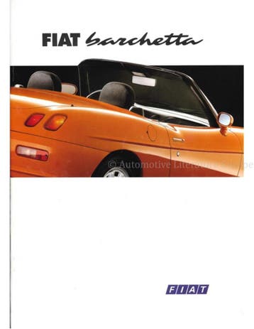 1995 FIAT BARCHETTA BROCHURE DUITS, Boeken, Nieuw, Author