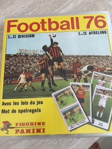 1976 Panini Football 76 Belgium Empty album + complete loose, Nieuw