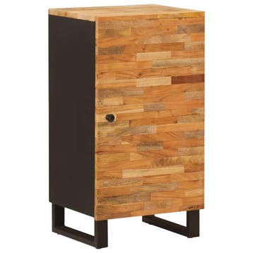 vidaXL Bijzetkast met opslag Bruin 40 x 33 x 75 cm Massief, Verzenden, Nieuw