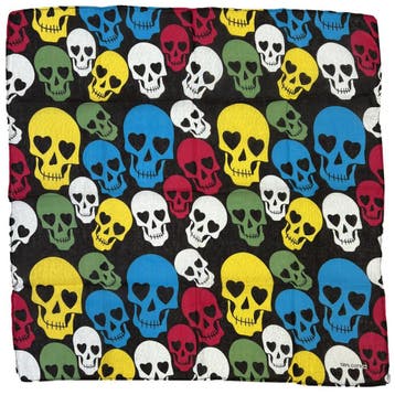 Fako Fashion - Bandana - Hoofddoek - Sjaal - Skull / Schedel, Verzenden, Nieuw