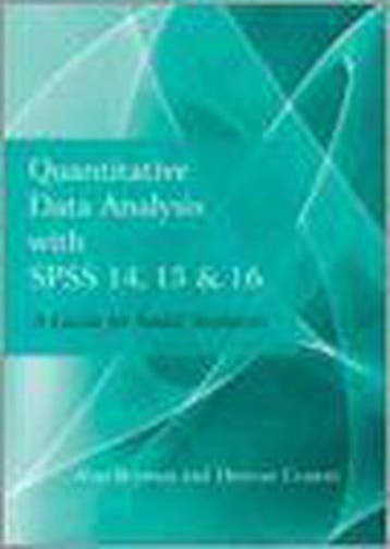 Quantitative Data Analysis With Spss 14, 15 And 16, Verzenden, Gelezen, Duncan Cramer