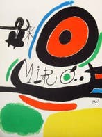 Joan Miro (1893-1983), daprès - Tres libres