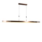 Moderne verstelbare hanglamp donker brons incl. LED dimbaar, Verzenden, Nieuw, Modern