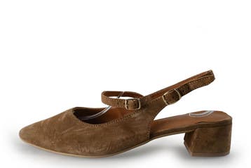 No Stress Slingbacks in maat 42 Bruin, No Stress, Bruin, Verzenden, Zo goed als nieuw